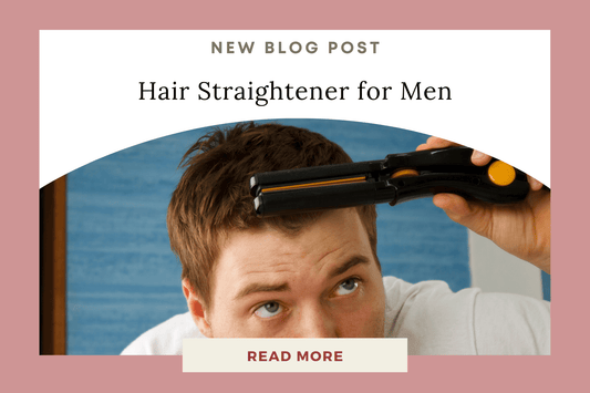 How Men Can Use the COCO Ceramic Hair Straightening Brush for a Sleek Look - Eunoia Selects
