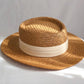 Summer Hat, Adjustable Size w. White or Black Band | Summer CollectionSummer Sun Hat_Black__bali_straw_sun_hat__bali_style_hat