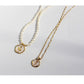 J’adore 18k Gold Pearl Medallion Necklace Set, White Tulip & Rose Design | Minimalist ChicNecklaces_Rose + Gold Chain_Gold_18k Gold_floral_necklace