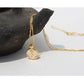 J’adore 18k Gold Pearl Medallion Necklace Set, White Tulip & Rose Design | Minimalist ChicNecklaces_Tulip + Pearl Chain_Gold_18k Gold_floral_necklace