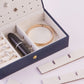 Jewelry Organizer PU Leather Case for Travel and Daily Storage | The Beauty InsideJewelry Organizers_Navy Blue__accessory_case_bridesmaid_proposal