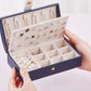 Jewelry Organizer PU Leather Case for Travel and Daily Storage | The Beauty InsideJewelry Organizers_Navy Blue__accessory_case_bridesmaid_proposal