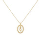 Margo S925 Earrings & Necklace Set, Gold Tulip Floral Design | Minimalist ChicJewelry Sets_Necklace Only_Gold_dainty_earrings_floral_earrings