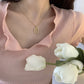Margo S925 Earrings & Necklace Set, Gold Tulip Floral Design | Minimalist ChicJewelry Sets_Necklace Only_Gold_dainty_earrings_floral_earrings