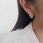 Paris 14K Gold Plated Stud Earrings for Classy Looks | Sparkle ShineEarrings_Gold_White_14k Gold_antique_accessory
