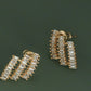 Paris 14K Gold Plated Stud Earrings for Classy Looks | Sparkle ShineEarrings_Gold_White_14k Gold_antique_accessory