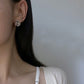 S925 Silver Black Carnation Gold Vintage Flower Earrings | Vintage InspiredEarrings_Gold_Black_black_earrings_elegant_earring