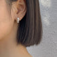 Skylar S925 Silver Stud Earrings for Everyday, Feather - Like Pattern | Minimalist ChicEarrings_Silver__dainty_earrings_french_girl_earrings