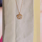 video of modeal wearing 18k gold vermeil medallion necklace
